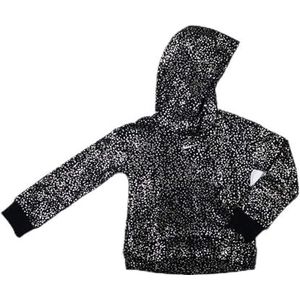 Nike NSW fleece AOP zwart/metallic goud XS, zwart/metallic goud, XS