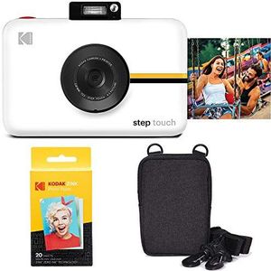 Kodak Stap Touch 13MP Digitale Camera & Instant Printer met 3.5 LCD Touchscreen (wit) Go-bundel