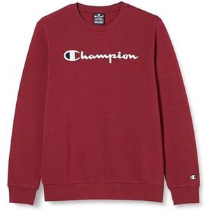 Champion Legacy American Classics B-Ultralight Powerblend Fleece Crewneck Sweatshirt voor kinderen en jongens, Rood Tbr, 9-10 jaar