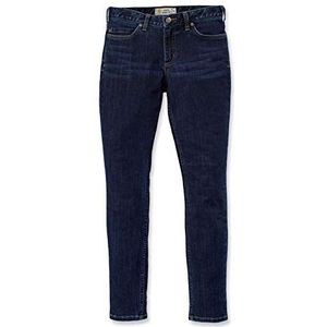 Carhartt Robuuste Flex Slim Fit Jean voor dames, Middernacht hemel