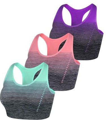 Sportbeha - Kleurverloop - Nylon/Spandex - Ondersteuning tijdens Oefeningen