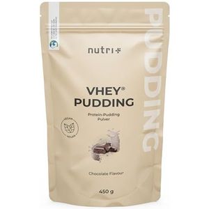 Vegan Chocolade Eiwitpudding 450g - 24 g eiwit per portie - slechts 106 calorieÃ«n - Laag Suiker- en Vetgehalte Chocolade Dessert - Lactosevrij - Glutenvrije Pudding