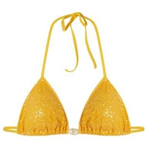 Women'Secret Solar dames bikinitop, Geel, 90B