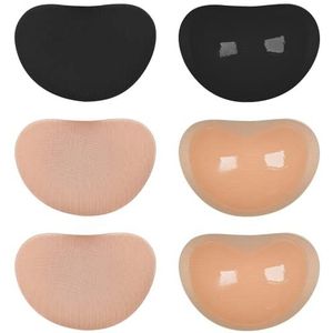TopBine Verwijderbare Bra Pads Inserts Bikini's Badpak Bra Cups (1-paar beige)