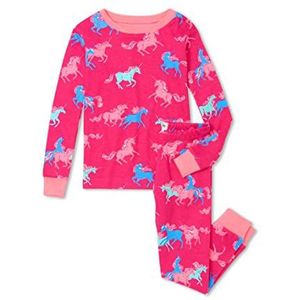Hatley Pyjama voor meisjes van biologisch katoen, Frolicking Eenhoorns, 24 Maanden