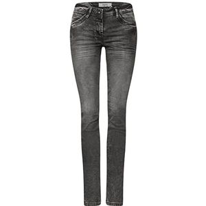 Cecil B375274 Comfortabele jeansbroek voor dames, Zwart gewassen effect, 29W / 32L