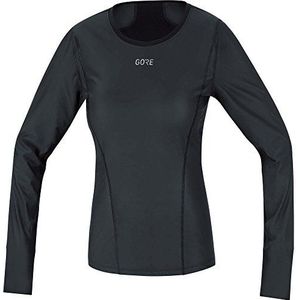 GORE WEAR Winddicht thermo-ondershirt, voor dames, multisport, GORE WINDSTOPPER, 36, zwart