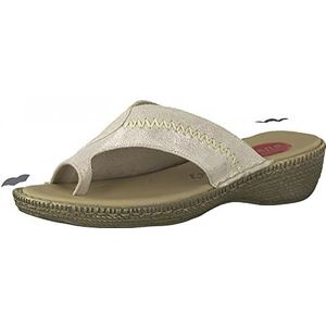 Jana - 8-8-27111-28 - Damessandalen - Pepper Lt Gold - Leer/Textiel