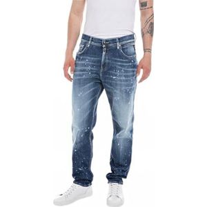 Replay sandot Jeans heren , 009, medium blue blue 009 , 32W / 32L