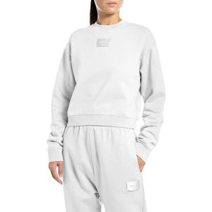 Replay Cropped sweatshirt voor dames, 001, wit, S