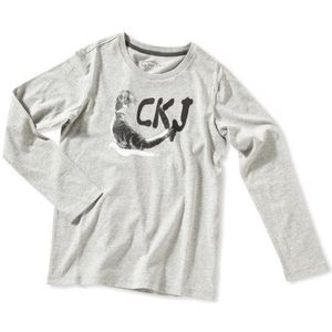 Calvin Klein Jeans Jongens shirt/shirt met lange mouwen CBP29B JP408, grijs (M92), 164 cm