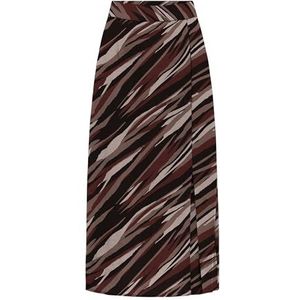 Onlnova Life Elite Piper Slit Rok AOP, Brown Stone/Aop: 589 Russet Graphic, XS