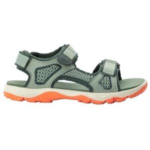 Jack Wolfskin Unisex kinderen Taraco Beach K sandalen, muntleaf, 35 EU