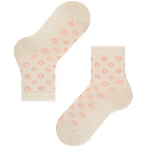 FALKE Daisyflower korte sokken voor meisjes, beige (crème 2050), 27-30