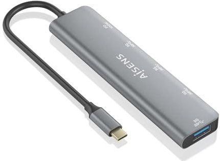 Aisens USB-hub, A109-0857, grijs, 1 stuk