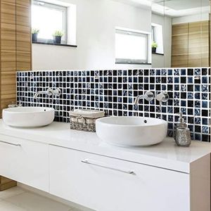 Ambiance Tegelstickers voor badkamer en keuken, 6 stuks, 5 x 30 cm, 6 stuks