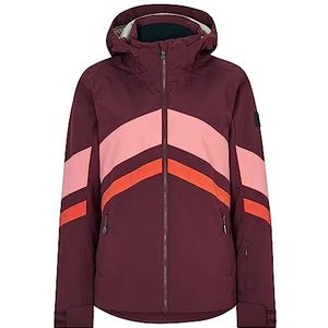 Ziener Telia Skijack voor dames, winterjas, warm, ademend, waterdicht, velvet rood, maat 36