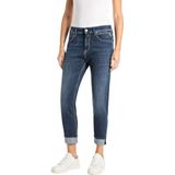 REPLAY Dames Jeans Marty Stretch, Dark Blue 007 (blauw), 24W/28L, 007, donkerblauw, 24W / 28L