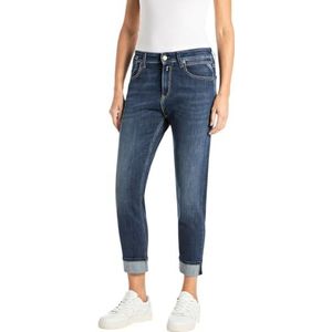 REPLAY Dames Jeans Marty Stretch, Dark Blue 007 (blauw), 24W/28L, 007, donkerblauw, 24W / 28L