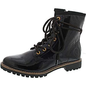 s.Oliver Dames 25256-31 Combat Boots, zwart zwart patent 18, 42 EU