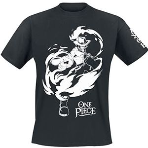 ABYstyle - ONE PIECE - T-Shirt - ""ACE"" - Heren - Zwart (M)