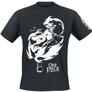 ABYstyle - One Piece - T-Shirt - ""ACE"" - Heren - Zwart (M)