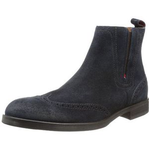 Tommy Hilfiger Aaron 15B FM56815963 Chelsea boots voor heren, blauw Midnight 403, 43 EU