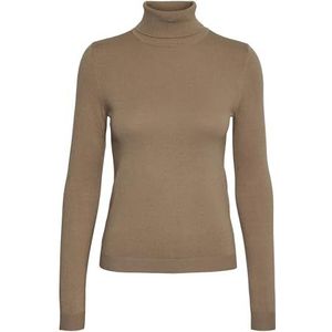 Vmhappiness - Gebreide Pullover - Rolkraag - Lange Mouwen - Tight Fit