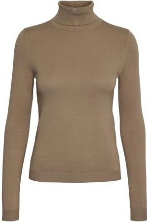 Vmhappiness - Gebreide Pullover - Rolkraag - Lange Mouwen - Tight Fit