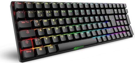 Sharkoon - SGK50 S2 - Toetsenbord - Zwart - RGB - Gateron Geel