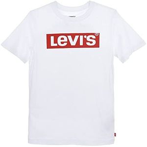 Levi's Kids Lvb T-shirt met korte mouwen voor jongens, Kleur: wit, 3 Jaren