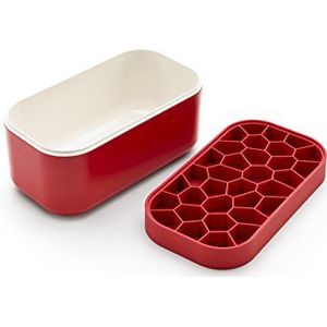 Lekue Ice Box ijsblokjes maken en bewaren - Rood