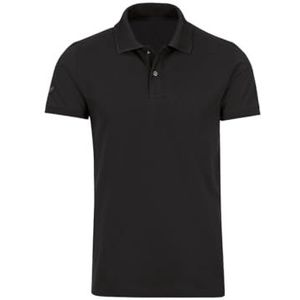 Trigema - TRIGEMA Slim Fit Poloshirt - Zwart - DELUXE-piqué - 100% Katoen