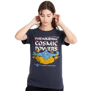 Aladdin The Genie Has Phenomenal Cosmic Powers dames T-shirt, diep marineblauw, klein, Diepe marine, S