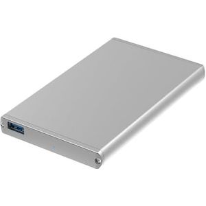SABRENT Ultra Slim USB 3.0 naar 2,5-Inch SATA Externe Aluminium Harde Schijf Behuizing {Optimaal voor SSD, Ondersteuning UASP SATA III} [Zilver] (EC-UM30)