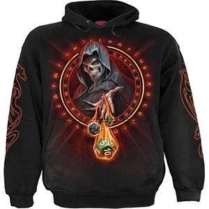 Spiral Dungeon Master Trui met capuchon zwart XXL 100% katoen Basics, Rock wear, Schedels