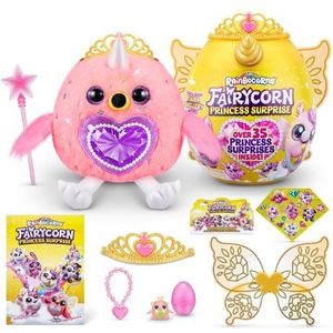 Rainbocorns 9281B Fairycorn Princess Series 6 Flamingo-Collectible Pluche Verrassing, Ultra Zacht
