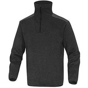 Deltaplus MARMOGRXX fleece trui in polyester look, grijs, maat XXL
