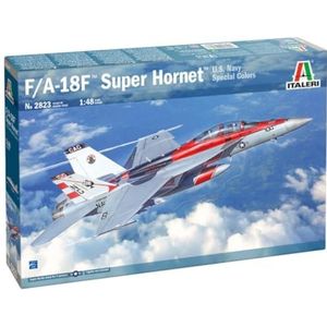 1:48 Italeri 2823 F/A-18F Super Hornet U.S. Navy Special Colors Plastic Modelbouwpakket