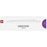 Caran d'Ache Balpen 849 Colormat-x in de kleur violet met etui, 0849.605