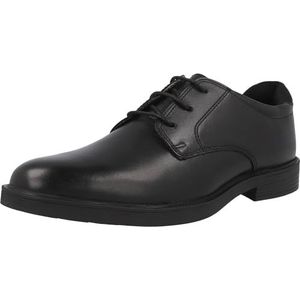 Geox J Zheeno Boy A Uniform Dress Shoe voor jongens, zwart, 40 EU
