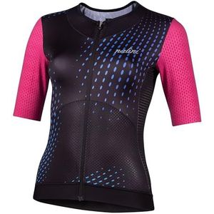 Nalini - Dames - Fietsshirt - Korte Mouwen - Wielrenshirt - Zwart - Paars - LADY LASER J