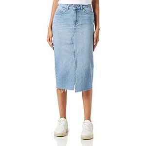 MUSTANG Style Pencil Jeansrok voor dames, middenblauw 312, 30