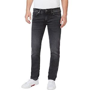 Pepe Jeans Hatch Jeans voor heren, zwart (denim-vy6), 31W / 34L