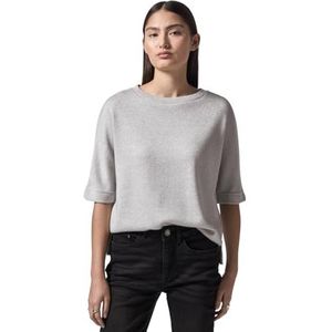 Glanzend T-shirt, Silver Mel., 38