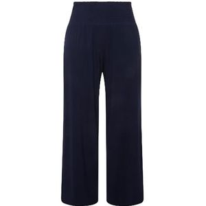 Ulla Popken 810126 Marlenebroek voor dames, grote maten, grote maten, plus-size, brede elastische tailleband, zwart, 32W x 32L