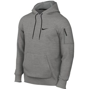 Nike Therma Therma-FIT Hooded Fitness Pullover voor heren, Grijs, XXL