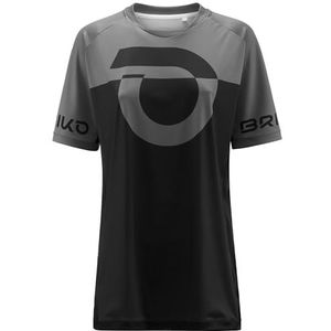 Briko Fierce MTB Lady Jersey fietsshirt, dames, zwart-grijs, L