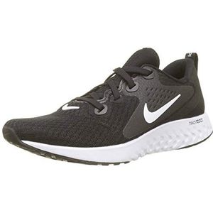 Nike Legend React Hardloopschoenen voor dames, Zwart Wit Zwart Wit Zwart Wit 001, 36 EU