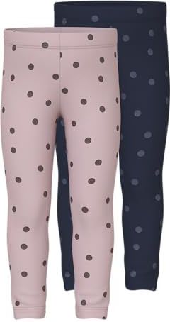 Name It - Nmfvivian - Legging - Burnished Lilac - Verpakking van 2 stuks